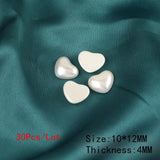 Imitation Pearl Patch Smooth Heart Shape DIY Making