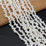 Natural Freshwater Pearl Beads with Notoginseng Hole for Jewelry Making