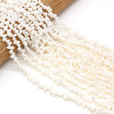 Natural Freshwater Pearl Beads with Notoginseng Hole for Jewelry Making