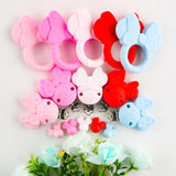 Silicone Beads Clips Teether Animals Beads DIY Pacifier Chain Necklace