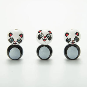 20mm Fox Wooden Beads DIY Bracelet Accessories