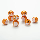 20mm Fox Wooden Beads DIY Bracelet Accessories