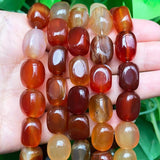 8x12mm Red Persian Agates Stone Beads for Diy Bracelet Making