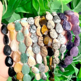 13x18mm Water Drop Shape Natural Stone Beads for DIY Bracelets