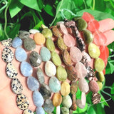 13x18mm Water Drop Shape Natural Stone Beads for DIY Bracelets