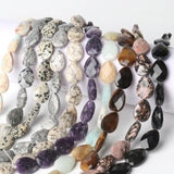 13x18mm Water Drop Shape Natural Stone Beads for DIY Bracelets