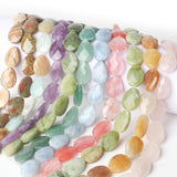 13x18mm Water Drop Shape Natural Stone Beads for DIY Bracelets