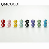 20Pcs Colorful Daisies Wooden Beads DIY Crafts Jewelry