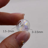 10pc Colorful 10mm 12mm 14mm Glass Ball Globe Pendant Jewelry Findings