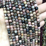 Rhodonite Spacer Beads 5mm for Jewelry Making DIY Bracelet