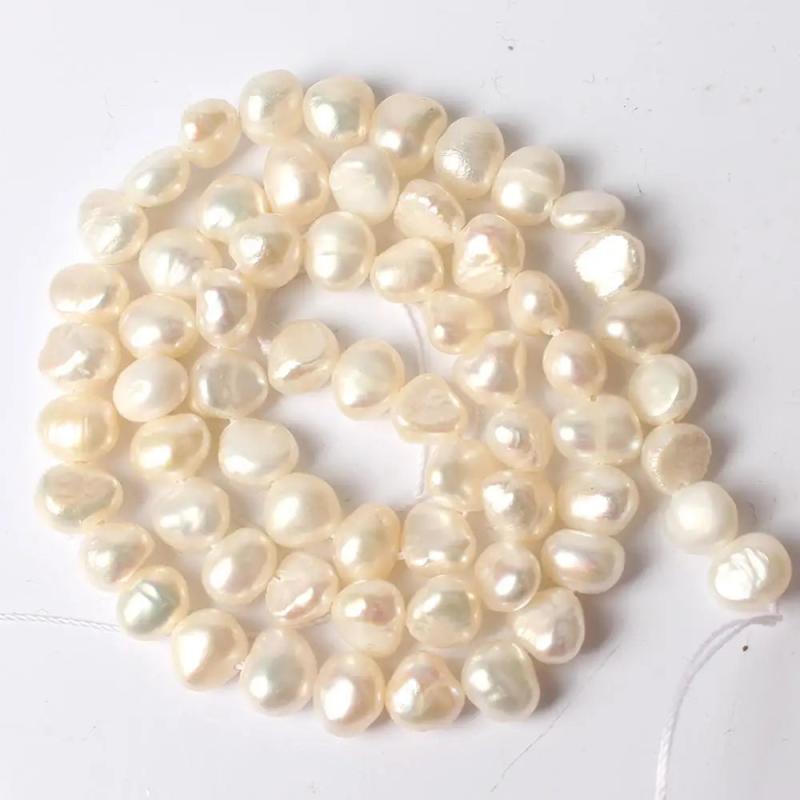 6-7mm Natural Pink Purple Freshwater Pearl Beads for DIY Jewelry Making