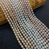 AA Freshwater Pearl 4.2mm Rice Beads for DIY Jewelry Making
