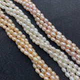 AA Freshwater Pearl 4.2mm Rice Beads for DIY Jewelry Making