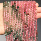 Faceted Strawberry Quartz Spacer Beads 15'' 3 4mm