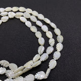 Leaf Shape Shell Beads Mother-of-pearl Necklace Earring DIY Charm