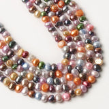 5-6mm Multicolor Baroque Freshwater Pearl Spacer Beads Jewelry Making