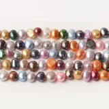 5-6mm Multicolor Baroque Freshwater Pearl Spacer Beads Jewelry Making