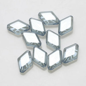20Pcs 11x15mm Glass Bicone Beads Rhombic Crystal Diy Crafts Pendant Accessories