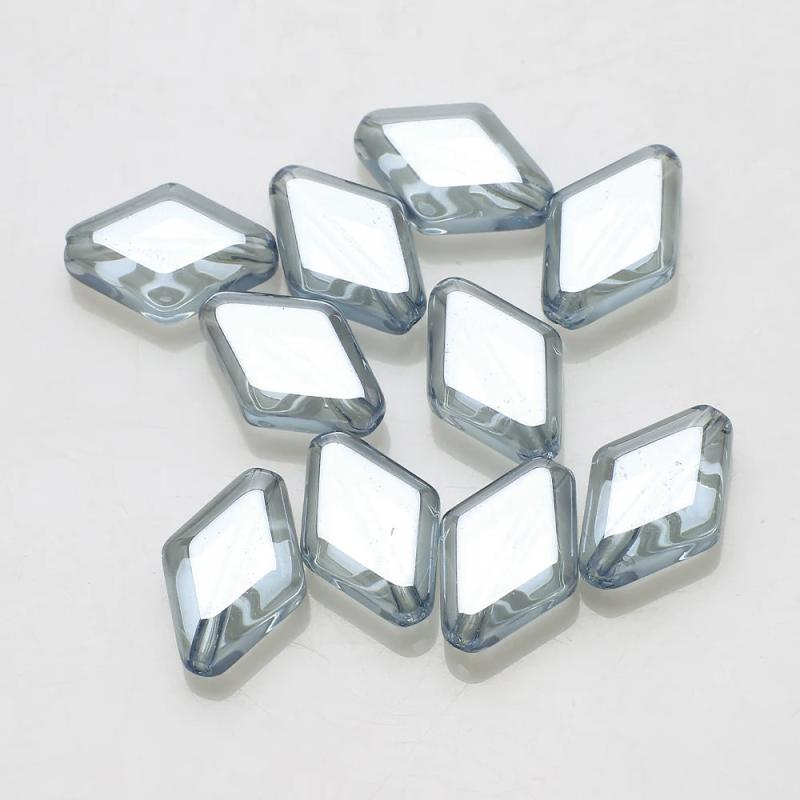20Pcs 11x15mm Glass Bicone Beads Rhombic Crystal Diy Crafts Pendant Accessories