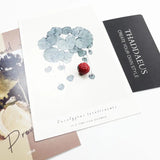 Red Enamel Rose Bead Charm, Lucky Europe Bracelet Jewelry