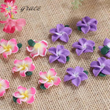20pc 25mm Plumeria Flowers Charms Beads for DIY Crafting