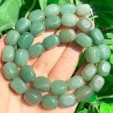 8x12mm Irregular Green Aventurine Jades Stone Beads