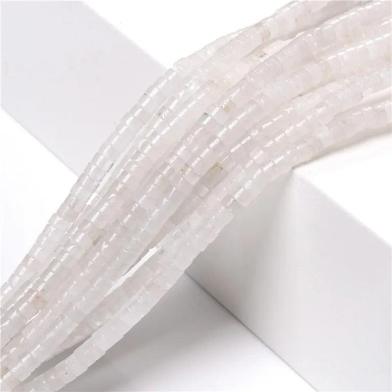 2x4mm Agat Tube Beads Jaspe Spacer Loose Beads