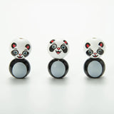 20mm Panda Fox Wooden Beads Bracelet Necklace Crafts Jewelry Making
