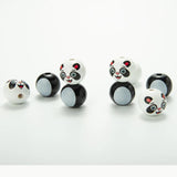 20mm Panda Fox Wooden Beads Bracelet Necklace Crafts Jewelry Making