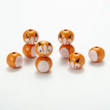 20mm Panda Fox Wooden Beads Bracelet Necklace Crafts Jewelry Making