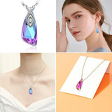 Crystal Wing Pendant Glass Charms Beads for DIY Jewelry 12PCS