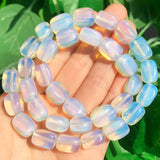 Irregular Opal Stone Beads Natural Loose Spacer Bead 15''