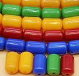 100pcs 10*15mm Resin Bucket Beads Spacer Loose Beads for Jewelry Making