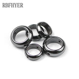 Hematite Natural Stone Round Spacers Beads 10/12MM for Bracelet Making