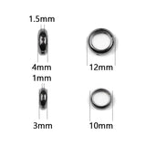Hematite Natural Stone Round Spacers Beads 10/12MM for Bracelet Making