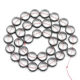 Hematite Natural Stone Round Spacers Beads 10/12MM for Bracelet Making