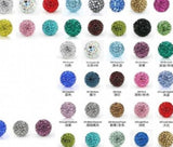 100pcs 8mm Crystal VB323 Beads Necklace Bracelet Accessories