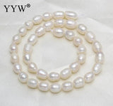 8-9mm Rice Freshwater Pearl Beads DIY Necklace Bracelet Jewelry Making