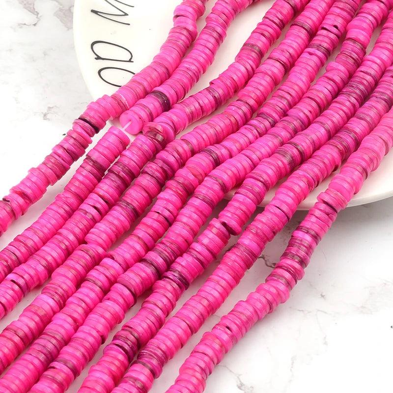 7-8mm Natural Shell Stone Beads Spacer Beads Dyed For Jewelry