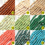 7-8mm Natural Shell Stone Beads Spacer Beads Dyed For Jewelry