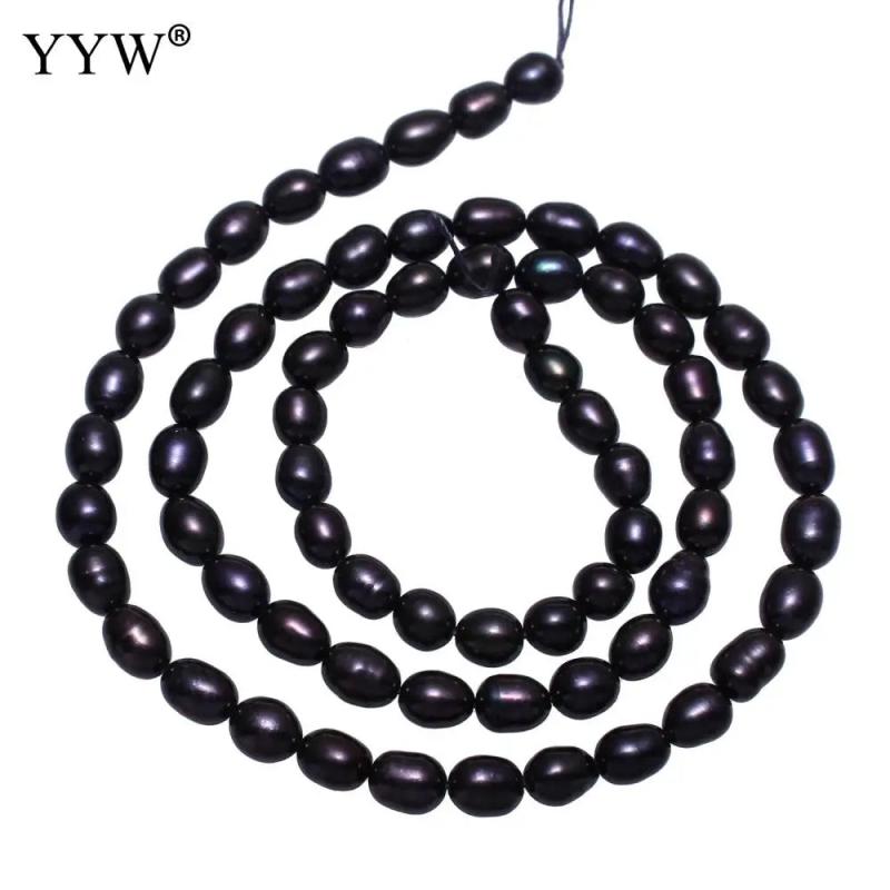 4-5mm Cultured Potato Freshwater Pearl Loose Beads for DIY Jewelry 15 Inch