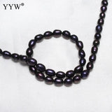 4-5mm Cultured Potato Freshwater Pearl Loose Beads for DIY Jewelry 15 Inch