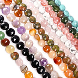 Natural Stone Faceted Round Beads for Jewelry Making DIY