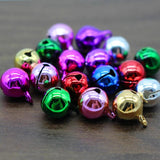 10mm Mix 100pcs Jingle Bell Small Bells Copper Metal Jewelry Pendants