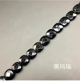 12mm 16Pcs Natural Stone Loose Beads Square 18 Colors DIY Necklace