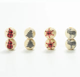 Christmas Tree Elk Bear Beaded DIY Accessories Tassel Wooden Beads