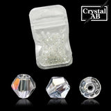 1000pcs 4mm Bicone Crystal Beads Glass Beads Loose Spacer Beads Jewelry Making