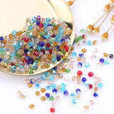 1000pcs 4mm Bicone Crystal Beads Glass Beads Loose Spacer Beads Jewelry Making