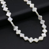 Natural Mother-of-pearl Shell Plum Blossom Beads DIY Jewelry Making