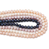 6-7mm Freshwater Pearl Spacer Beads for Jewelry Making
